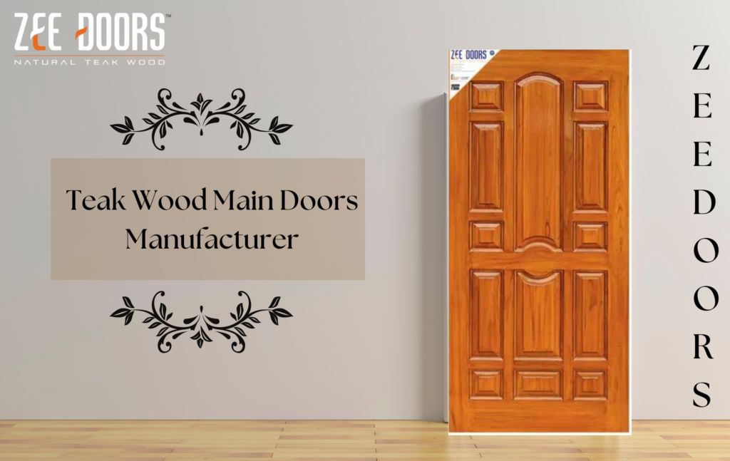 Teak Wood Main Doors Manufacturer